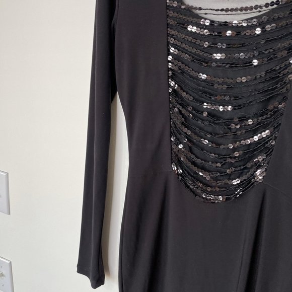 Symphony black mini sparkly medium dress - Picture 7 of 11